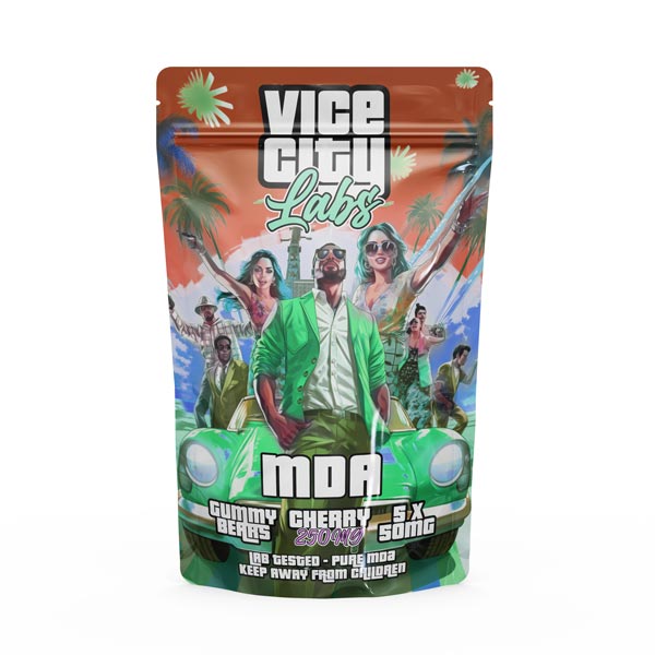 250MG MDMA Gummy Bears – Cherry – Vice City Labs