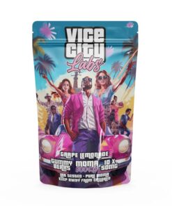 500MG MDMA Gummy Bears – Grape Lemonade – Vice City Labs